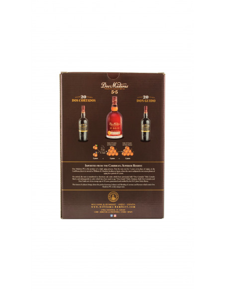 Купить Купить Набор Ром Dos Maderas 5+5 Pedro Ximenez Palo Cortado 0,7л 0,1л 0,1л коробка