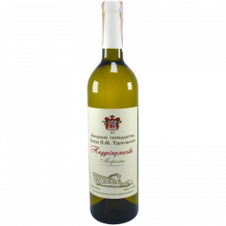Вино Наддніпрянське Марочне біле сухе Князь Трубецькой