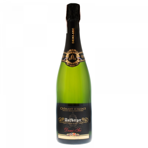 Вино ігристе Cremant D`Alsace Demi-Sec біле напівсухе Wolfberger