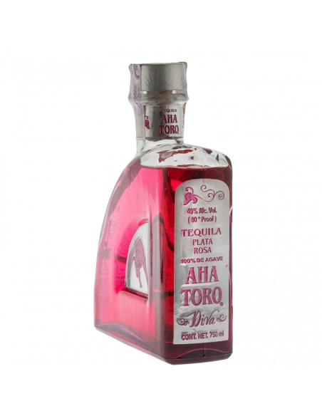 Текіла Aha Toro Blanco Diva sabor Rosa 100% agava 0,75л