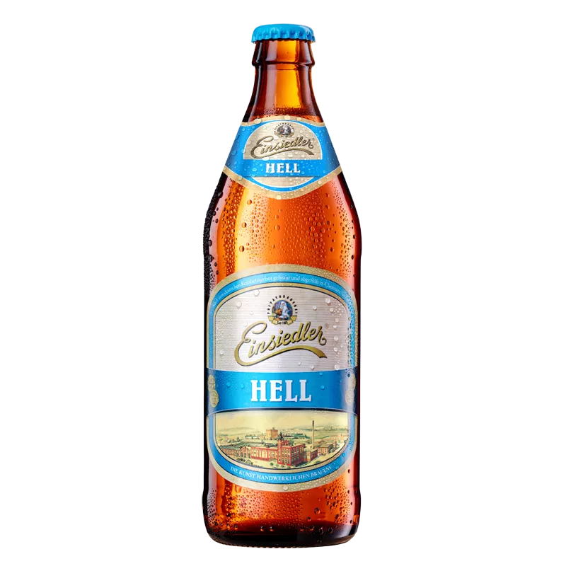 Купити Пиво Einsiedler Hell 0,5л 5,2% Скло