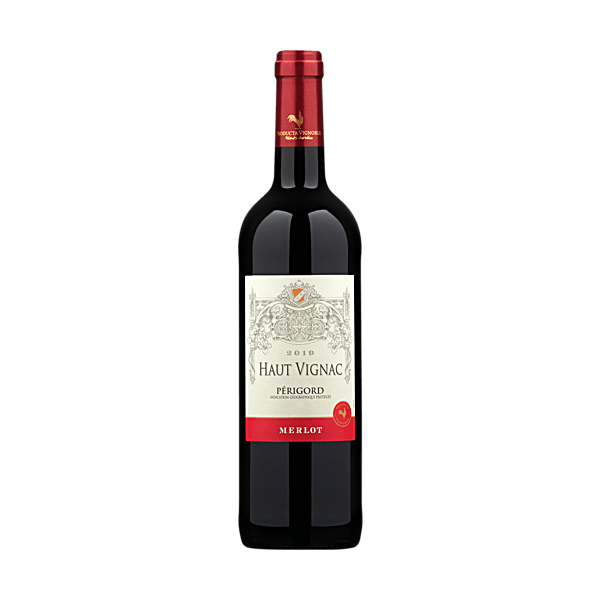 Купить Купить Вино Haut Vignac Merlot IGP Perigord красное сухое 0,75л 14,5%