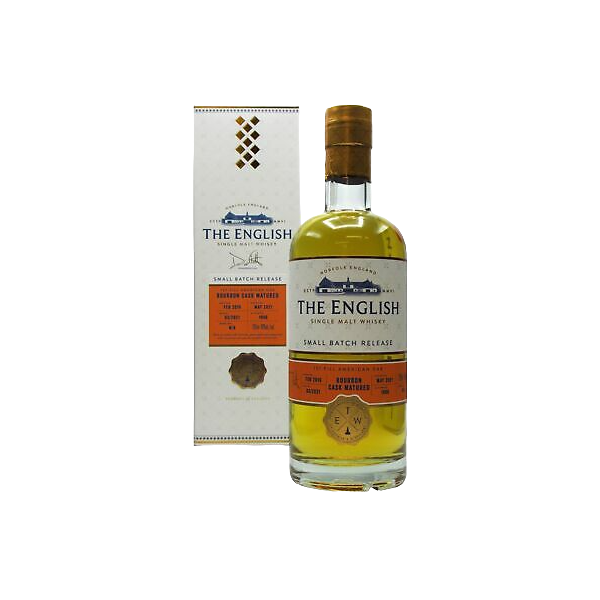 Купити Віскі The English 1st fill Buorbon cask Matured 0,7л 46% коробка