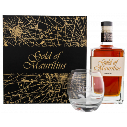 Купить Купить Ром Gold of Mauritius Dark 0,7л 40% коробка бокал
