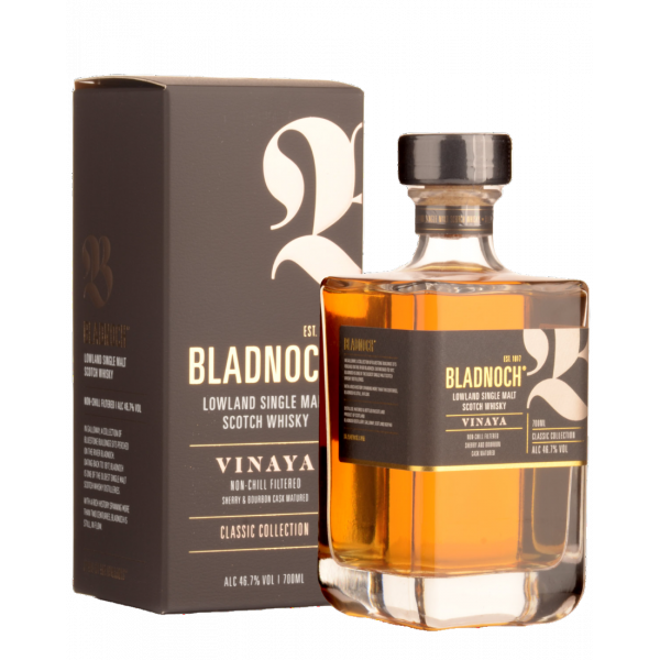 Купити Віскі Bladnoch Single Malt Vinaya 0,7л 46,7% коробка