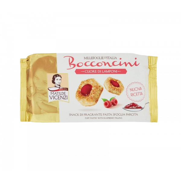 Печиво Bocconcini With Raspberry з малиною 60г