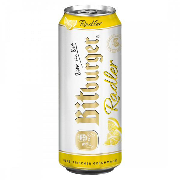 Купити Пиво безалкогольне Bitburger Radler 0,5л ж/б