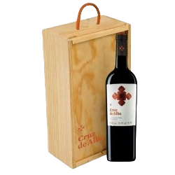 Купить Купить Вино Cruz de Alba Crianza красное сухое 3л 14,5% деревянная коробка