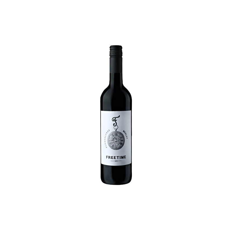 Купить Вино безалкогольное Merlot Freetime красное полусладкое 0,75л