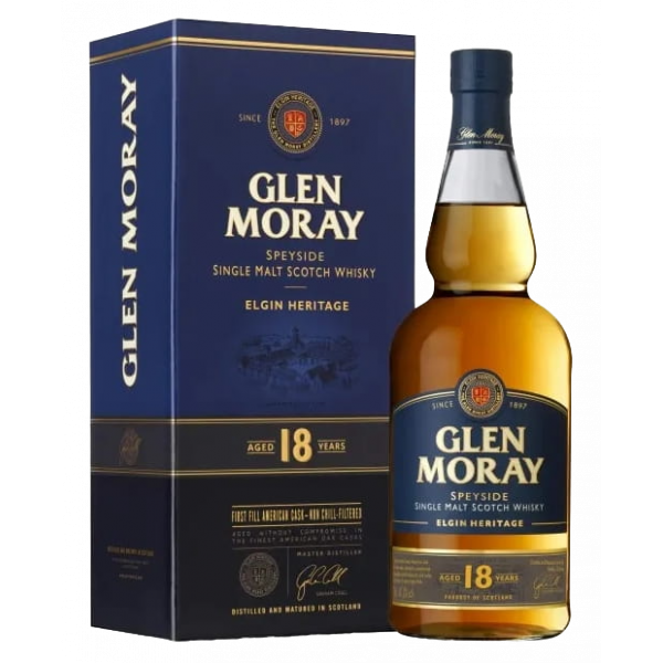 Купити Виски Glen Moray 18yo 0,7 коробка