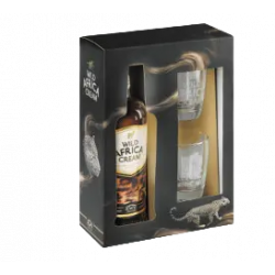 Купить Купить Ликер Wild Africa Сream Liquer 0,75л 17% подарочный набор+2 бокала