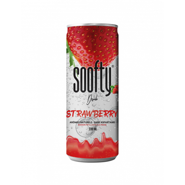 Купить Купить Лимонад со вкусом клубники Soofty Strawberry 0,33 ж/б