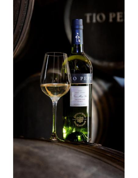 Купить Купить Херес Tio Pepe Fino белое сухое 0,75л 15%