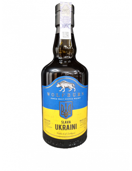 Купить Купить Виски Wolfburn SLAVA UKRAINI Single Malt 0,7л 46% коробка