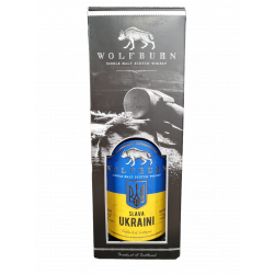 Купить Купить Виски Wolfburn SLAVA UKRAINI Single Malt 0,7л 46% коробка