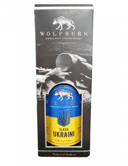 Купить Купить Виски Wolfburn SLAVA UKRAINI Single Malt 0,7л 46% коробка