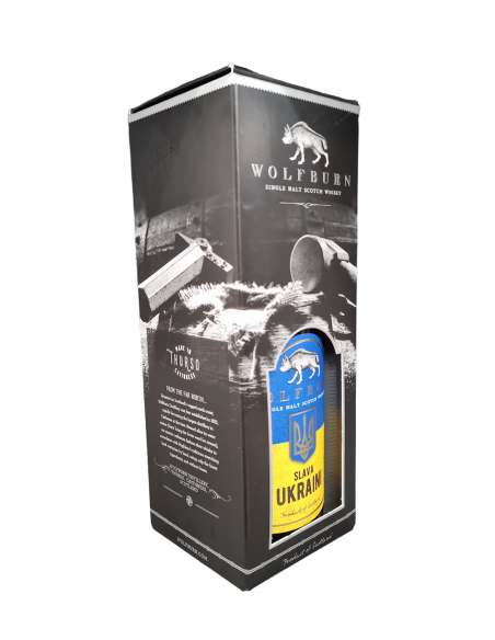 Купить Купить Виски Wolfburn SLAVA UKRAINI Single Malt 0,7л 46% коробка