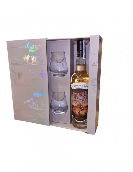 Купити Віскі The Peat Monster 0,7л кор + два келихи Compass Box