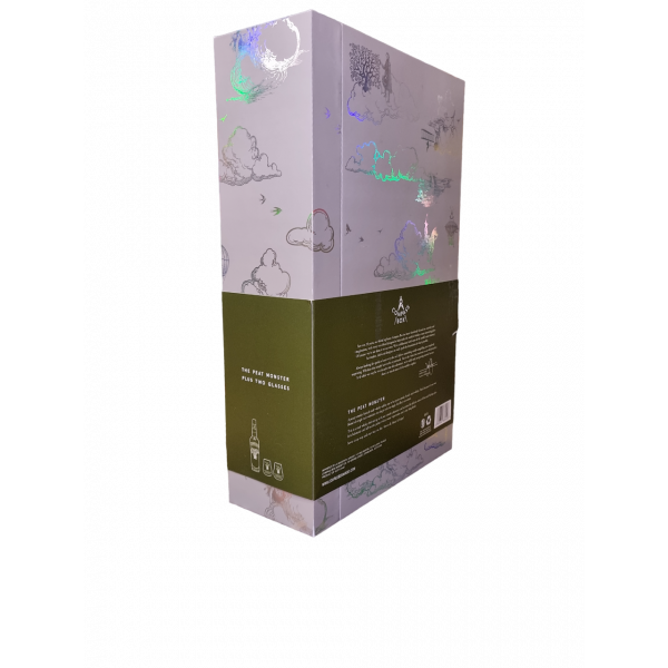 Купить Купить Виски The Peat Monster 0,7л кор + два бокала Compass Box
