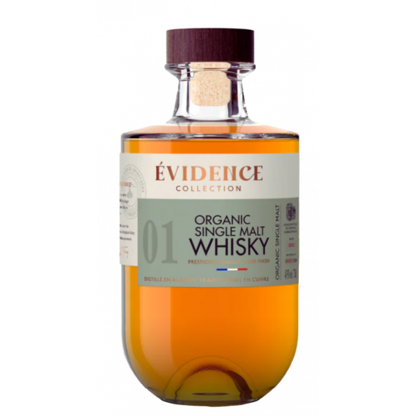 Купить Виски Evidence Organic Single Malt Whisky 0,7л 43% (Франция, TM"Evidence")