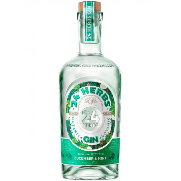 Купити Джин 24 Herbs Botanic Gin Cucumber & Mint