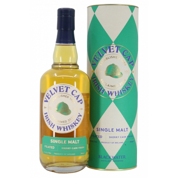 Купити Віcкі Velvet Cap Single Malt Peated Irish whiskey тубус