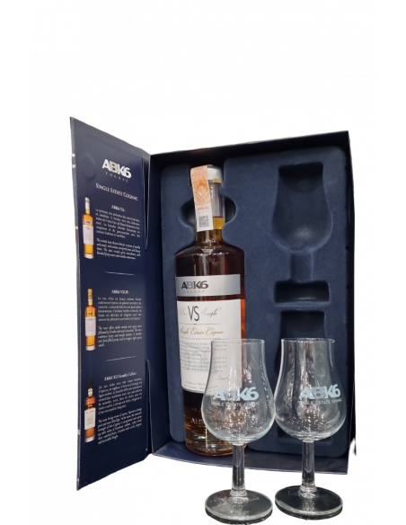 Купить Коньяк ABK6 Pure VS Single Domaine подарочная коробка 2 стакана