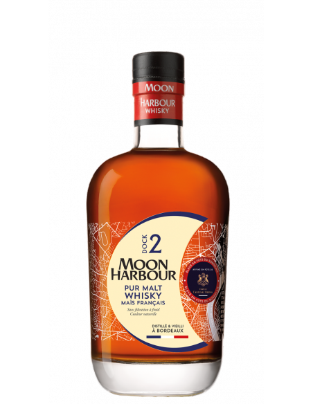 Купить Виски Dock 2 Cantenac Brown подарочная коробка +2 стакана Moon Harbour
