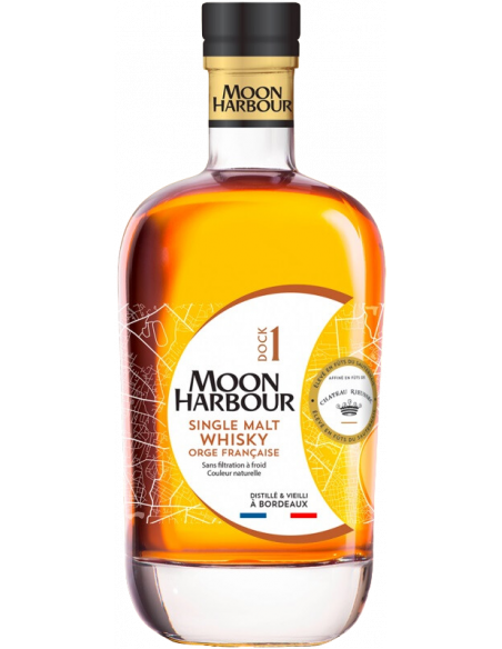 Купити Віскі Whisky Coffet Dock 1 La Rieussec подарункова коробка+2 стакана Moon Harbour