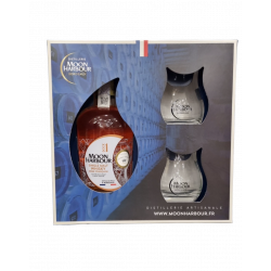 Купить Виски Whisky Coffet Dock 1 La Rieussec подарочная коробка+2 стакана Moon Harbour