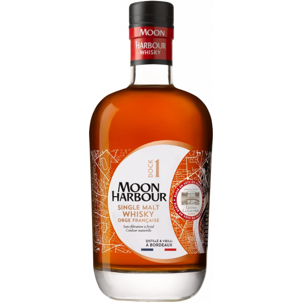 Купити Віскі Whisky Coffet Dock 1 La Louviere подарункова коробка +2 стакани Moon Harbour