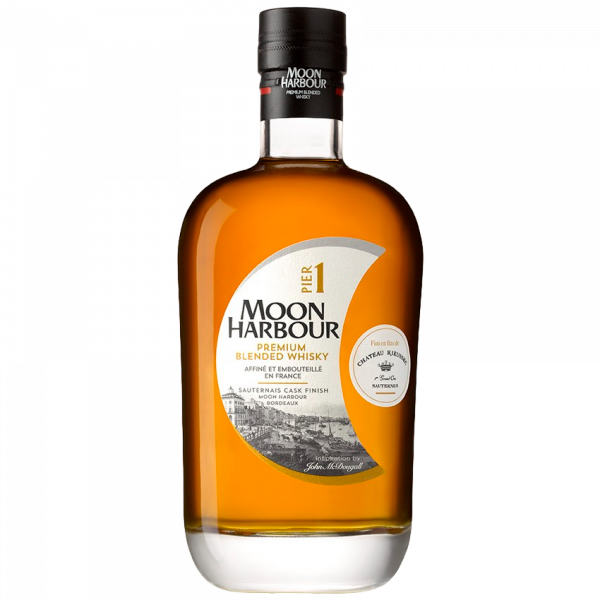 Купити Віскі Whisky Coffet Pier 1 Rieussec подарункова коробка + 2 стакани Moon Harbour