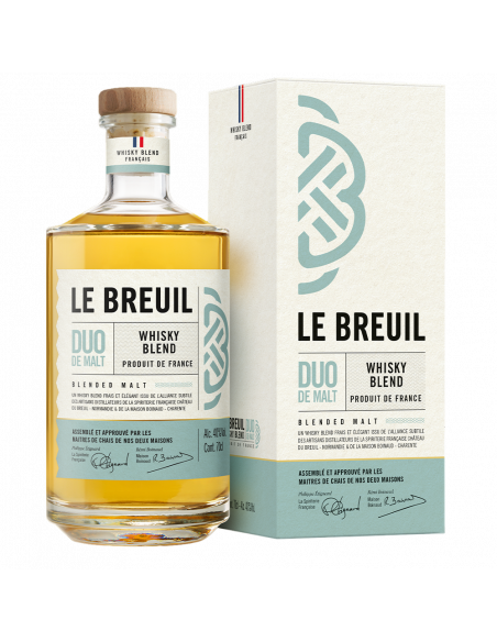 Купить Виски Due de Malt Classique коробка Le Breuil