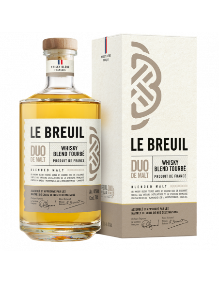 Купити Віскі Due de Malt Tourbe коробка Le Breuil