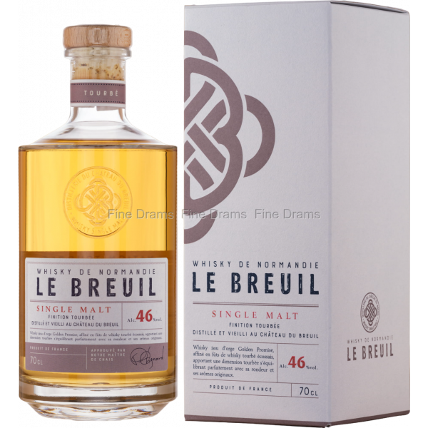 Купити Віскі Single Malt Le Breuil Tourbe коробка Le Breuil