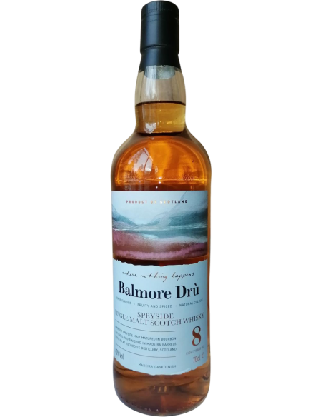 Купить Виски Balmore Dru Speyside Single Malt 8yo 0,7л 40% тубус