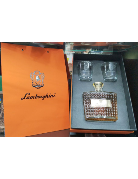 Купити Бренді Brandy Lamborghini 0,7 л 40% кор, +2 склянки+пакет