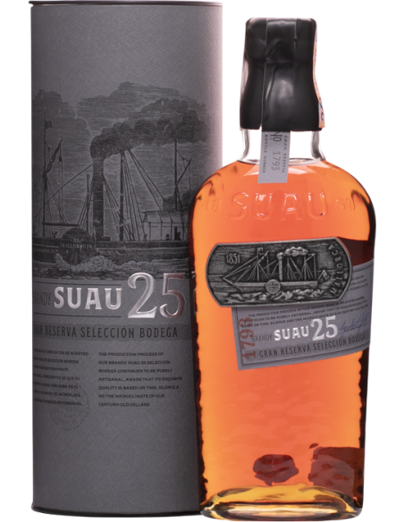 Купить Бренди Suau Brandy 25 yo 0,7л 37% тубус