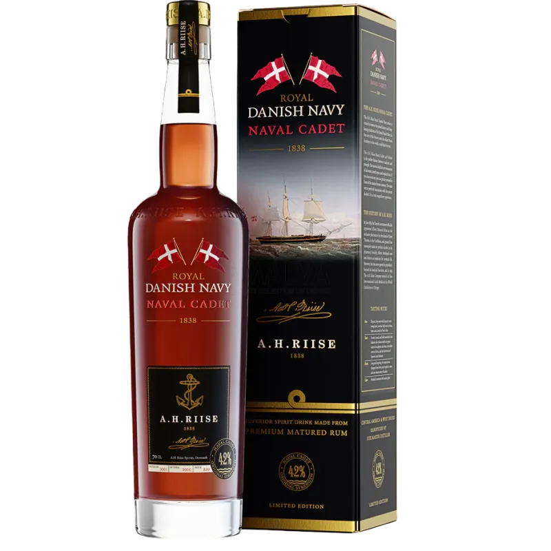 Ром   A,H,Riise Royal Danish Navy The Frigate 0,7л 45% кор,