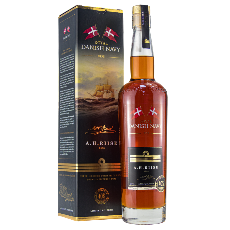 Ром   A,H,Riise Royal Danish Navy 0,7л 40% кор,
