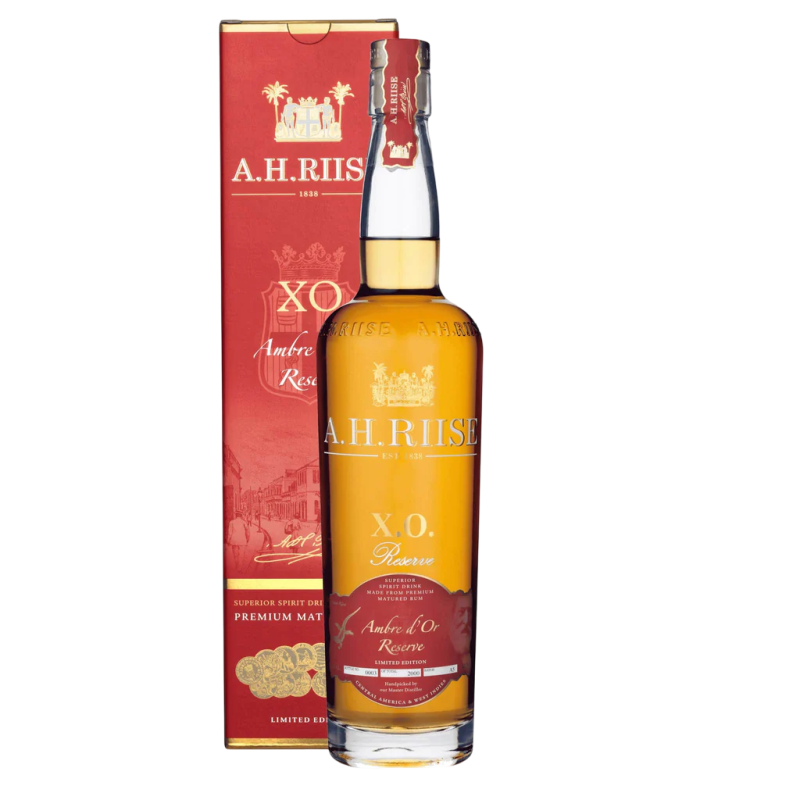 Ром   A,H,Riise XO Ambre d'Or Reserve 0,7л 42% кор,