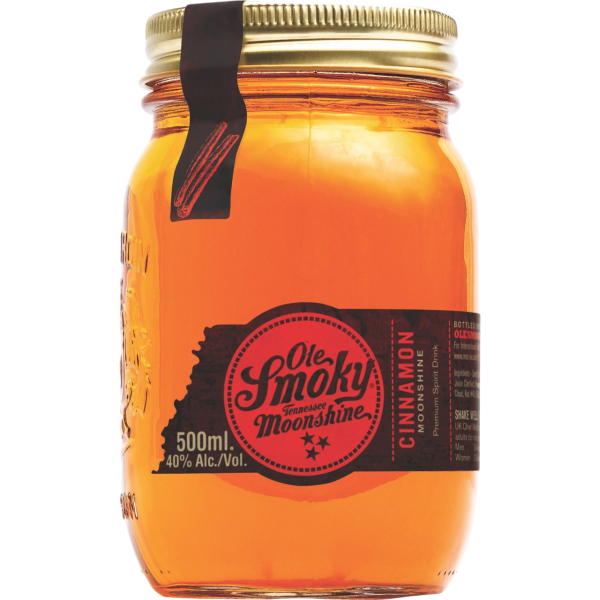 Купить Спиртной напиток Ole Smoky Moonshine Cinnamon 0,5л 40%