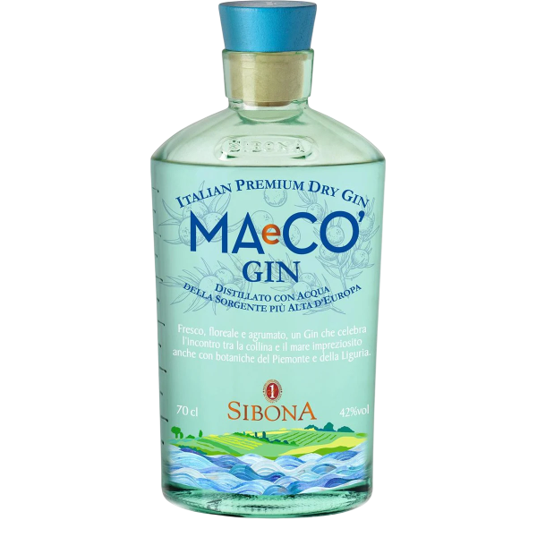 Купить Джин Ma E Co Gin Sibona 0,7л 42% 99180