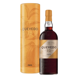 Купити Портвейн Quevedo 10 anos Tawny Porto черв, 0,75л 19,5% тубус