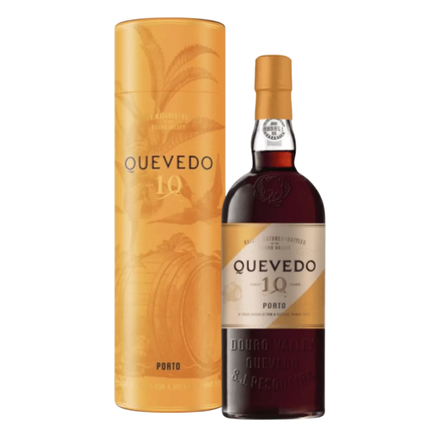 Купити Портвейн Quevedo 10 anos Tawny Porto черв, 0,75л 19,5% тубус