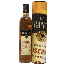 Купити Граппа Riserva del Piemonte 3 Anni 0,7л 41,5% тубус