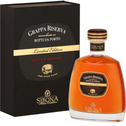 Купити Граппа Riserva botti da Porto Single barrel 0,7л 44% в подар,кор, 58450