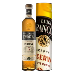 Купити Граппа Riserva del Piemonte 5 Anni 0,7л 41,5% тубус