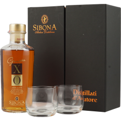 Купити ГраппаEsposizione XO 0,5л 44% кор,+2 бокала 20430