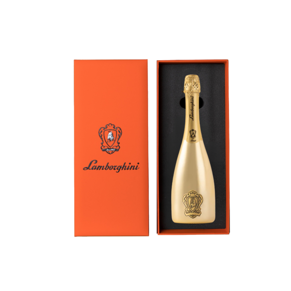 Купити Вино игриcтое Pinot Chardonnay Gold 0,75лбіл. брют11%кор+пак.Італія,Вальдобьядене,TM Lamborghini